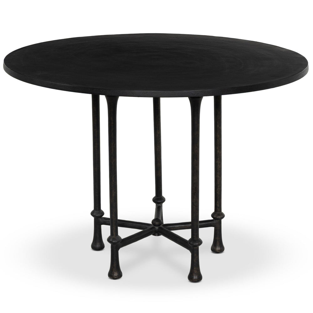 Leblanc Outdoor Dining Table, Distressed Bronze by Amber Lewis x Four Hands