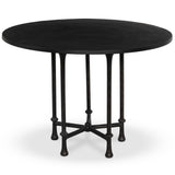 Leblanc Outdoor Dining Table, Distressed Bronze by Amber Lewis x Four Hands