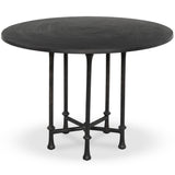 Leblanc Outdoor Dining Table, Distressed Bronze by Amber Lewis x Four Hands