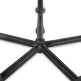Leblanc Outdoor Dining Table, Distressed Bronze by Amber Lewis x Four Hands
