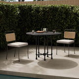 Leblanc Outdoor Dining Table, Distressed Bronze by Amber Lewis x Four Hands