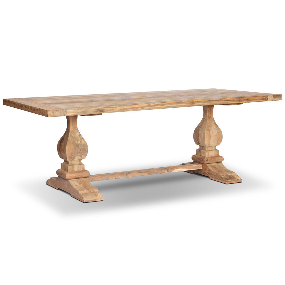 Novell 86" Outdoor Dining Table, Natural by Four Hands