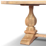 Novell 86" Outdoor Dining Table, Natural by Four Hands