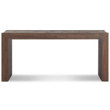 Ridge Outdoor Console Table, Saddle Brown by Four Hands