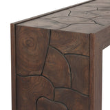 Ridge Outdoor Console Table, Saddle Brown by Four Hands