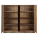 Boa 4-Door Cabinet, Sandy Mindi Veneer by Four Hands — OPN_1