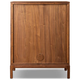 Arturo Small Cabinet, Natural Walnut Veneer by Four Hands — BCK_1
