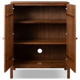 Arturo Small Cabinet, Natural Walnut Veneer by Four Hands — OPN_1 interior