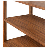 Arturo Bookcase, Natural Walnut by Four Hands — DET_1