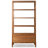 Arturo Bookcase, Natural Walnut by Four Hands — BCK_1