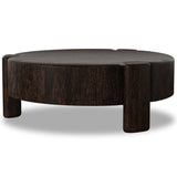 Toman Coffee Table, Ebony Rustic by Four Hands