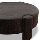 Toman Coffee Table, Ebony Rustic by Four Hands