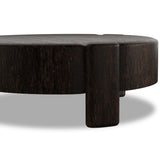 Toman Coffee Table, Ebony Rustic by Four Hands