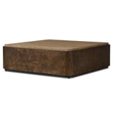 Kipp Square Coffee Table, Burnt Bleached by Four Hands