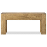 Abaso Small Console Table, Rustic Wormwood Oak by Four Hands — FRT_1