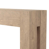 Abaso Console Table, Whitewash Rustic by Four Hands