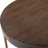 Palisade Side Table, Walnut-Furniture - Accent Tables-High Fashion Home