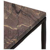 Piet Marble Nightstand, Smoke Plum Marble by Four Hands — DET_1