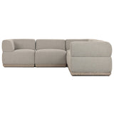 Evander Outdoor 5 Piece Sectional, Ramiro Ecru by Four Hands