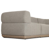 Evander Outdoor 5 Piece Sectional, Ramiro Ecru by Four Hands