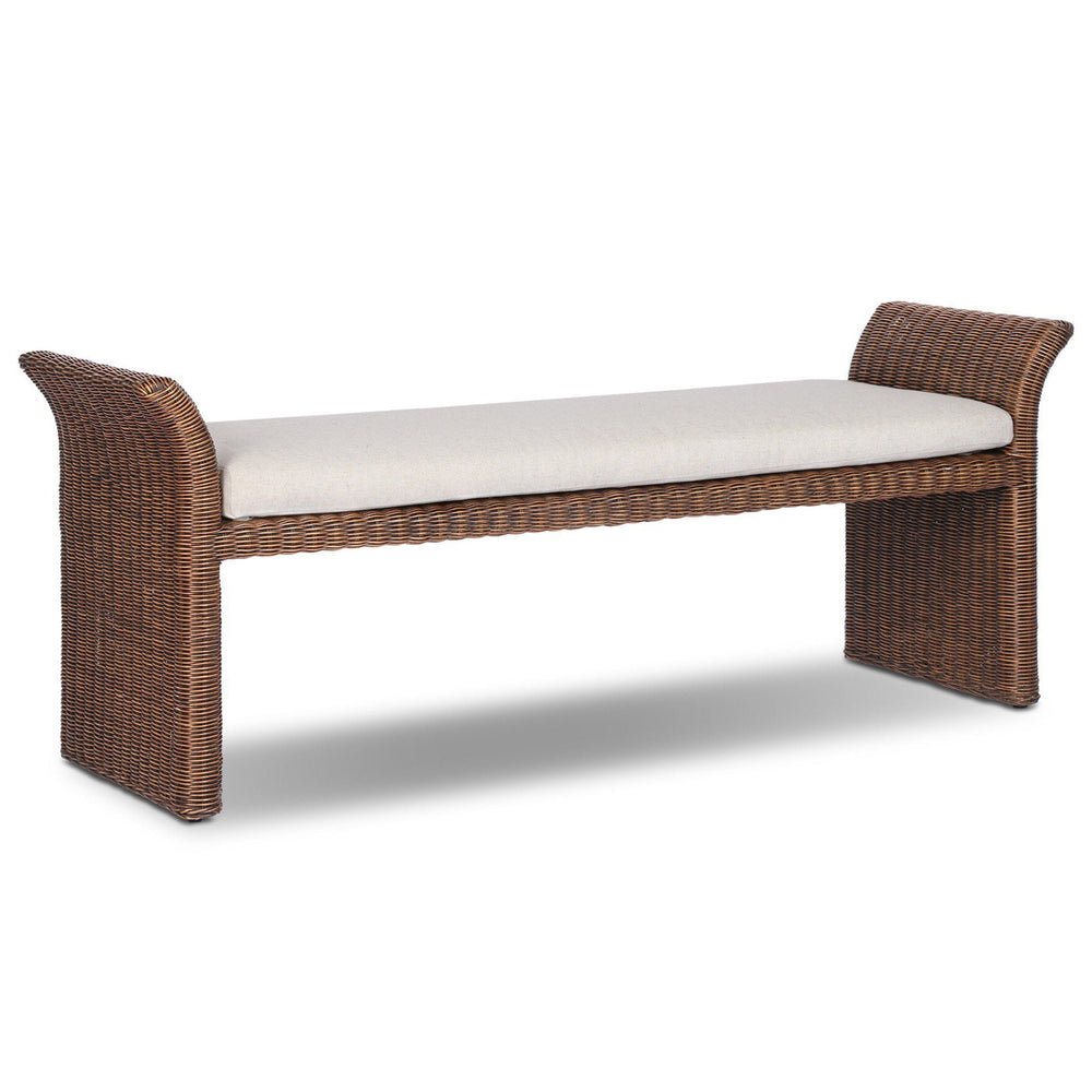 Fiora Accent Bench, Lynchart Sand by Four Hands