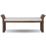 Fiora Accent Bench, Lynchart Sand by Four Hands