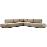 Adler Outdoor 5 Piece Sectional + Bumper Chaise by Four Hands