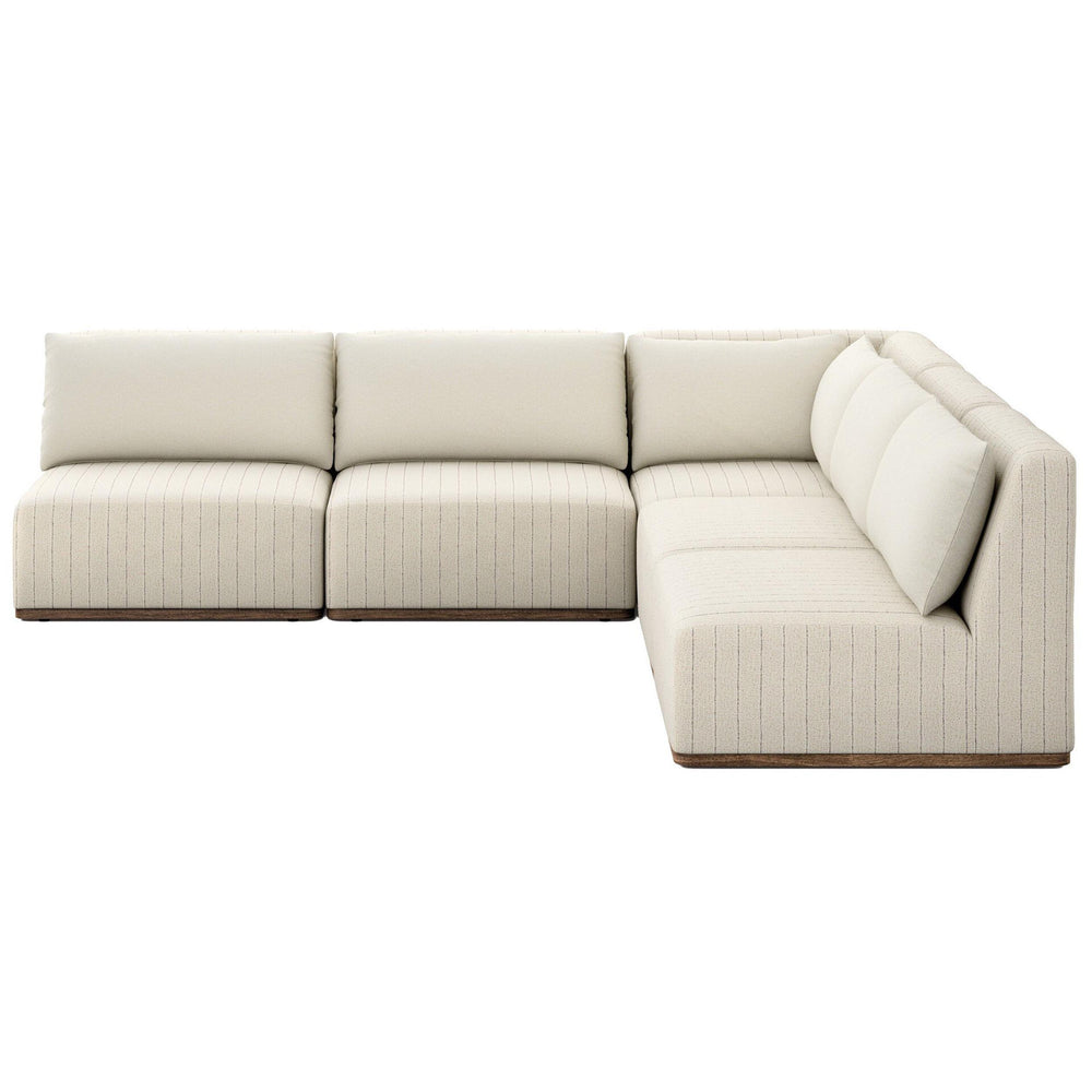 Adler Outdoor 5 Piece Sectional, Amalfi Natural by Four Hands