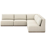 Adler Outdoor 5 Piece Sectional, Amalfi Natural by Four Hands