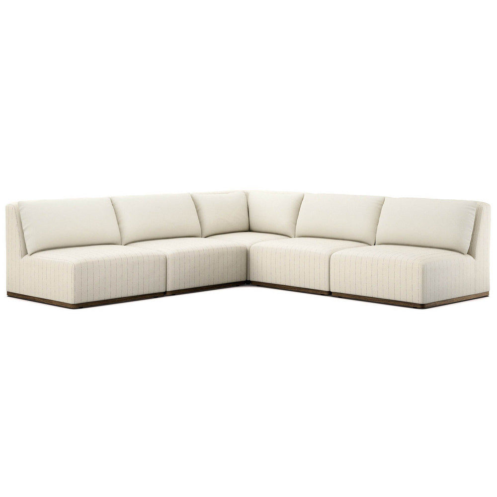 Adler Outdoor 5 Piece Sectional, Amalfi Natural by Four Hands