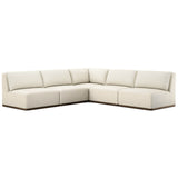 Adler Outdoor 5 Piece Sectional, Amalfi Natural by Four Hands