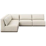Adler Outdoor 5 Piece Sectional, Amalfi Natural by Four Hands