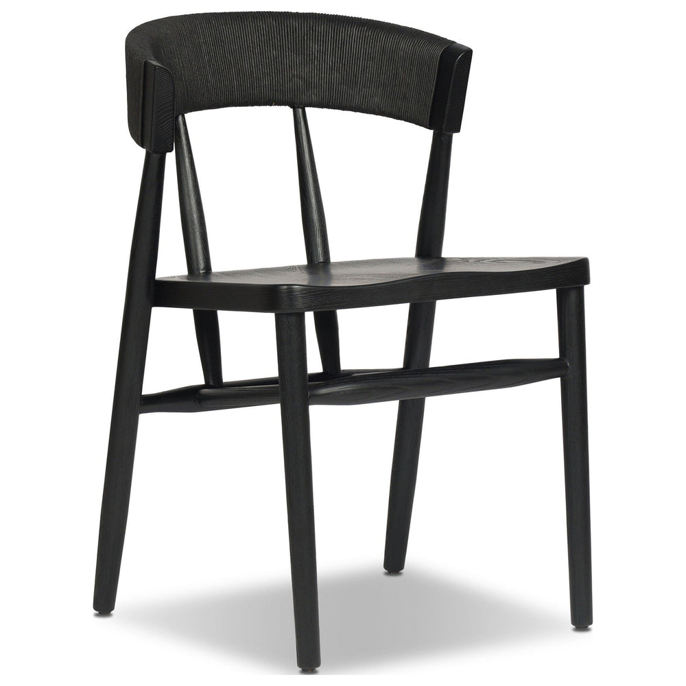 Buxton Dining Chair, Black Rush by Four Hands — PRM_1