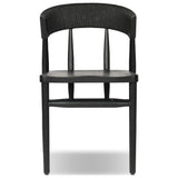 Buxton Dining Chair, Black Rush by Four Hands — FRT_1