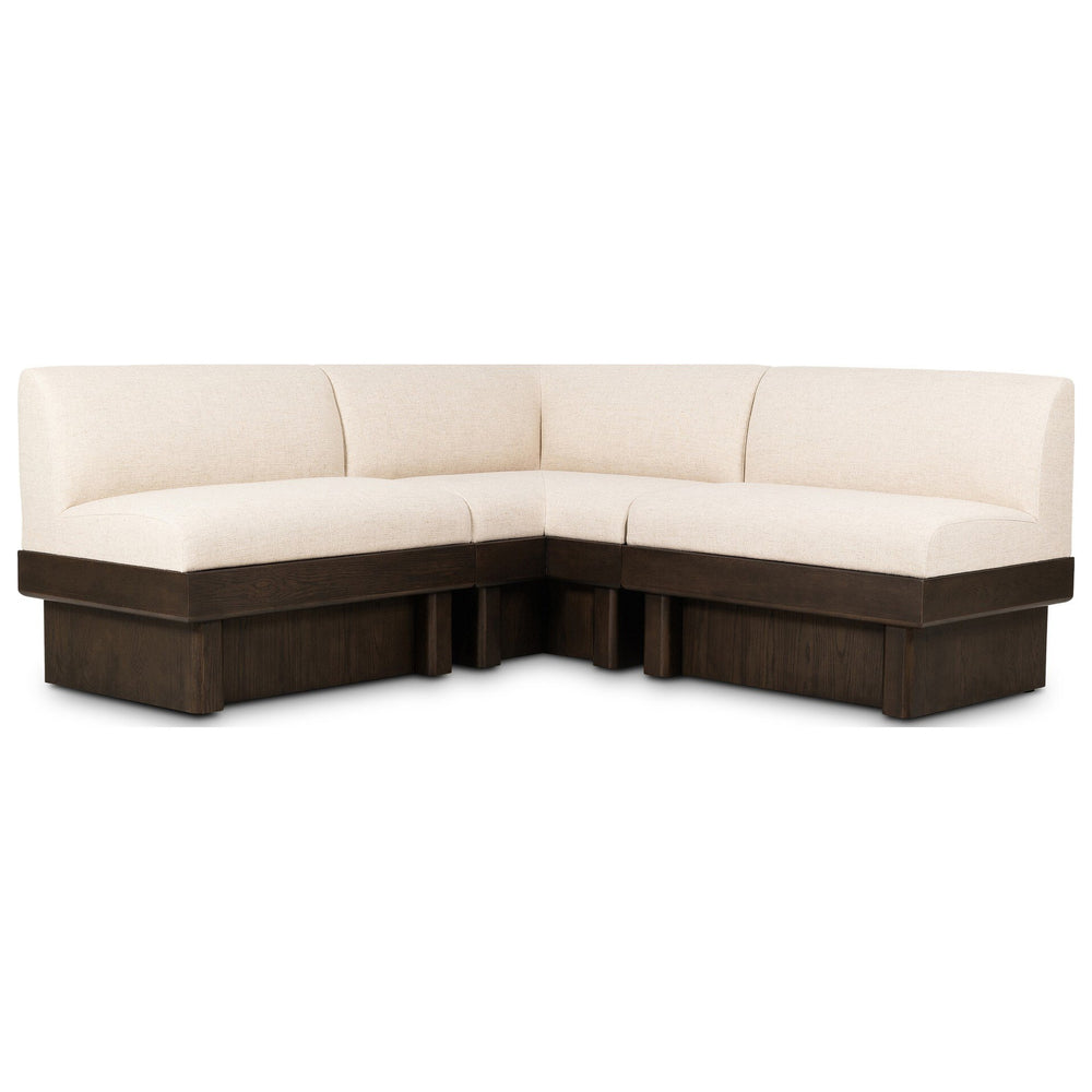 Colven Dining Banquette L-Shape, Thames Cream by Four Hands — PRM_1