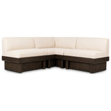 Colven Dining Banquette L-Shape, Thames Cream by Four Hands — PRM_1
