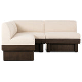 Colven Dining Banquette L-Shape, Thames Cream by Four Hands — FRT_1