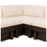 Colven Dining Banquette L-Shape, Thames Cream by Four Hands — DET_1