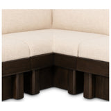 Colven Dining Banquette L-Shape, Thames Cream by Four Hands — DET_1