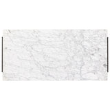Lawhon Kitchen Island, Carrara White Marble by Four Hands — TOP_1