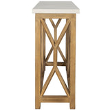 Catali Console Table, Warm Oatmeal-Furniture - Accent Tables-High Fashion Home