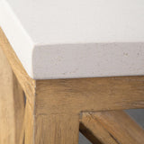 Catali Console Table, Warm Oatmeal-Furniture - Accent Tables-High Fashion Home