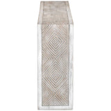 Genara Console Table, Bone-White-Furniture - Accent Tables-High Fashion Home