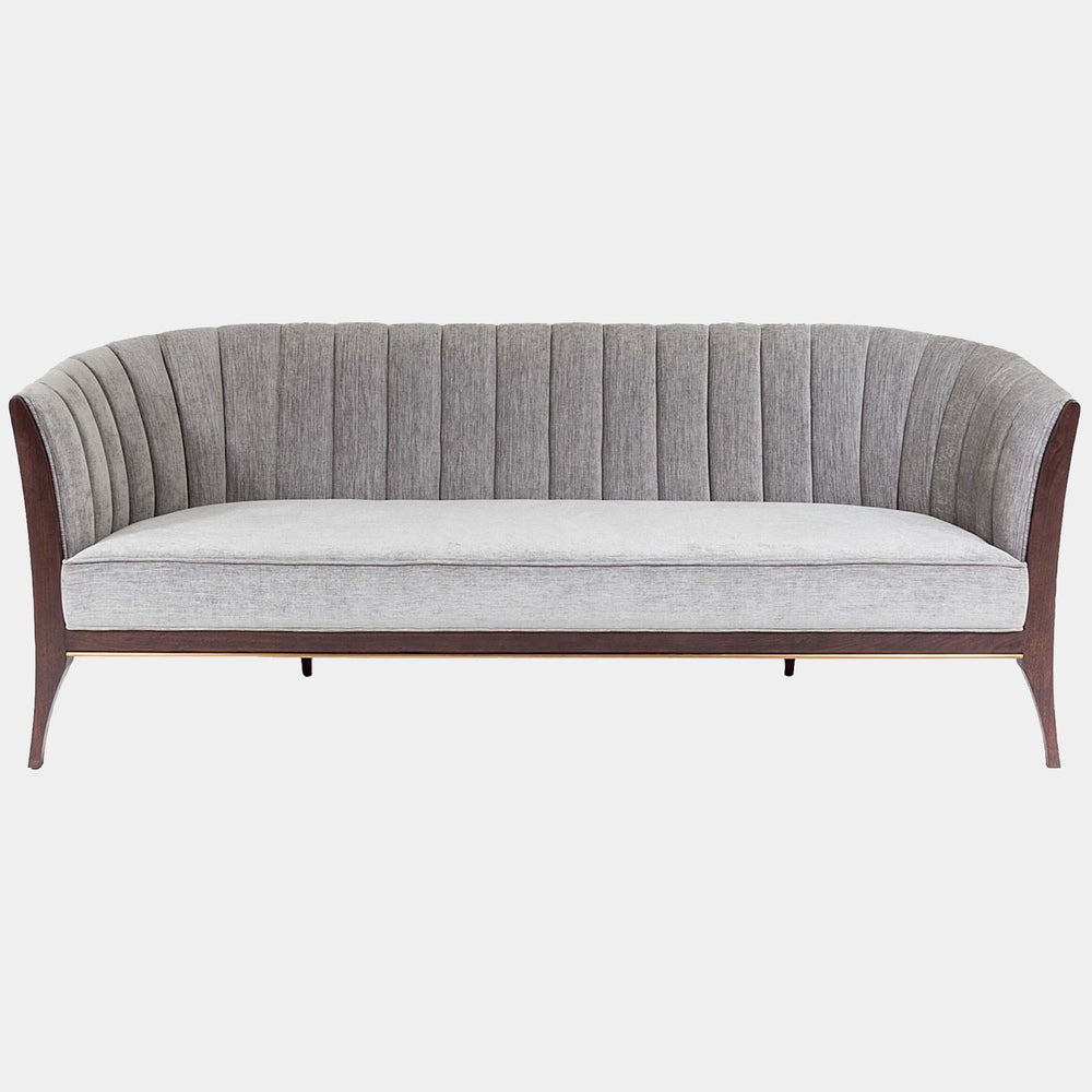 Connor Channel Back Sofa, Silversmith