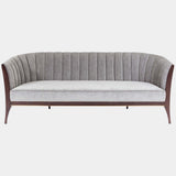 Connor Channel Back Sofa, Silversmith