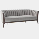 Connor Channel Back Sofa, Silversmith