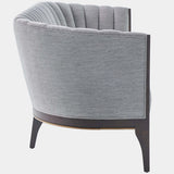 Connor Channel Back Sofa, Silversmith