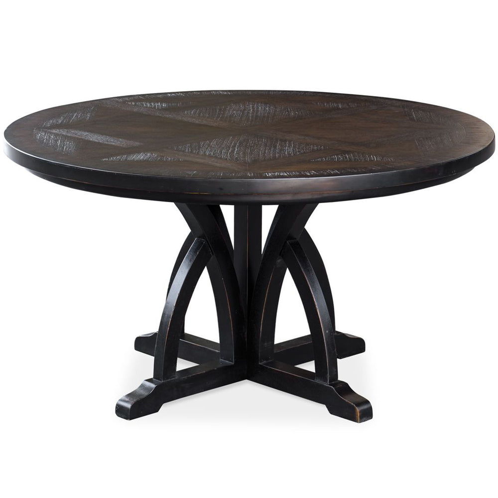 Maiva Dining Table, Weathered Black-Furniture - Dining-High Fashion Home