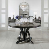 Maiva Dining Table, Weathered Black-Furniture - Dining-High Fashion Home