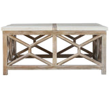 Catali Coffee Table, Warm Oatmeal-Furniture - Accent Tables-High Fashion Home